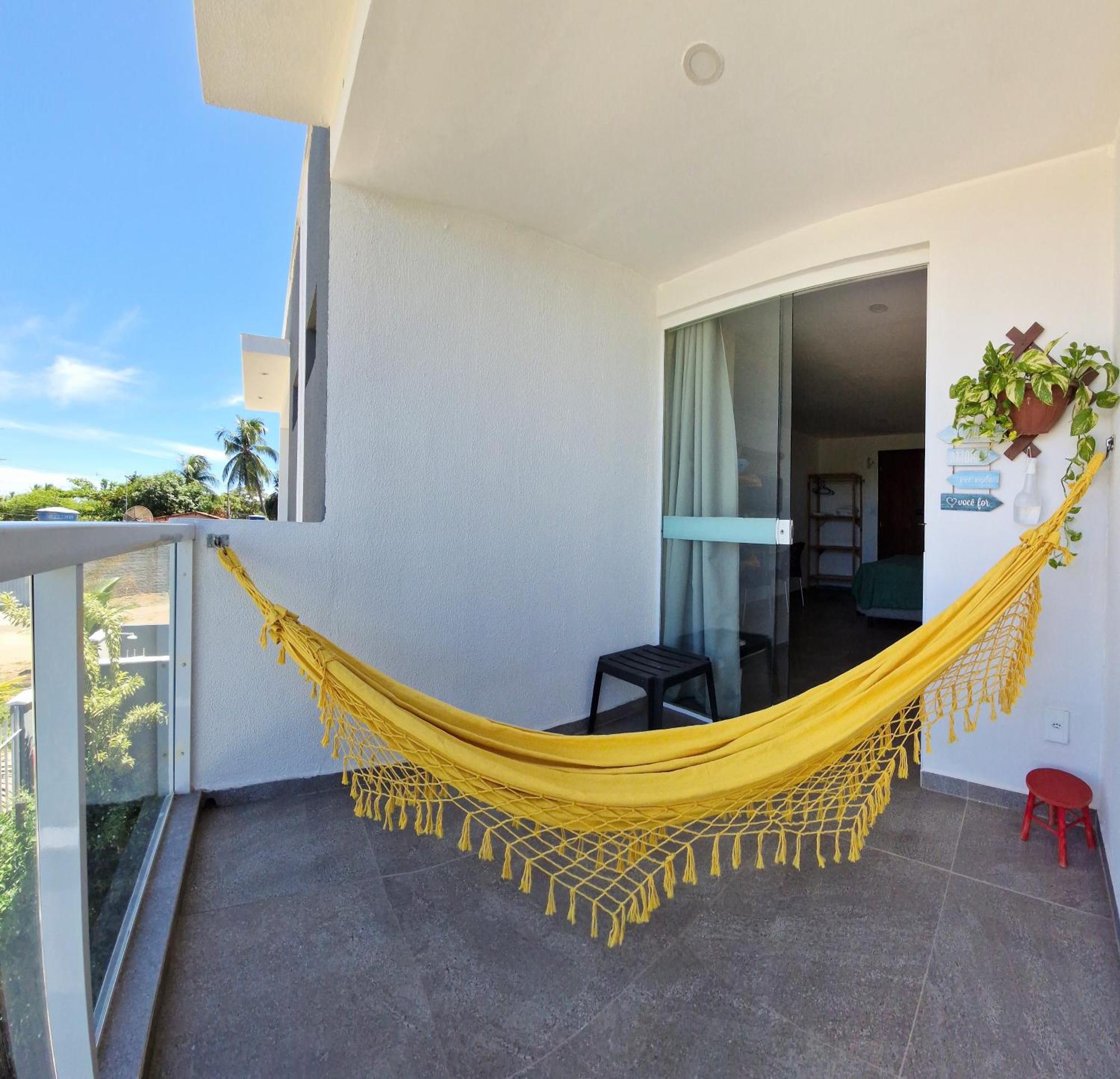 Msflats Paripueira Praia Wifi Ar Cozinha E Varanda Nascente C Rede Exterior foto