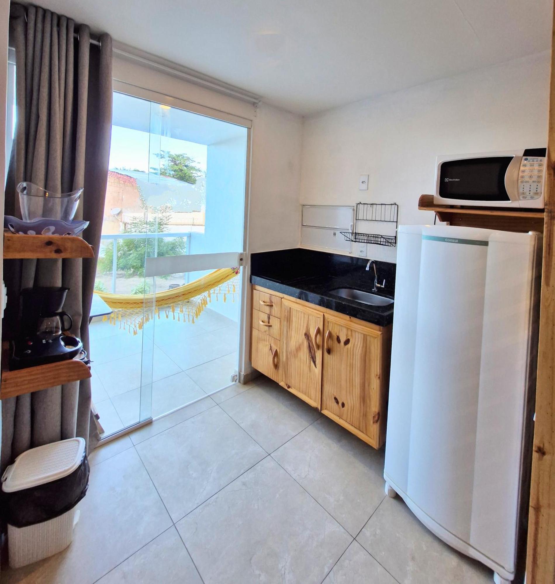 Msflats Paripueira Praia Wifi Ar Cozinha E Varanda Nascente C Rede Exterior foto